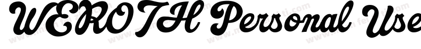 WEROTH Personal Use字体转换